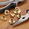 uxcell 5 Pcs Tr8x8 Lead Screw Brass Nut, Trapezoidal Nut