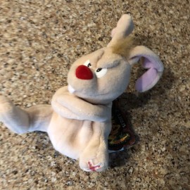 Idea Factory Brand New! Meanies Plush Stuffed Animal Series 2 1997 LUCKY THE RABBIT W Tag