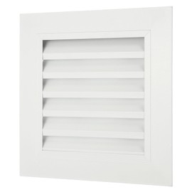 PATIKIL 8" x 8" Aluminum Return Grille, Air Supply Vent Cover Linear Bar Ventilation Grille for Sidewall Wall Ceiling HVAC System, Outer Size: 9.8" x 9.8", White