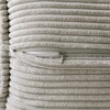 MIULEE Corduroy Cushion Covers Pack of 2 Decorative Modern Patchwork