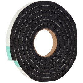 StormGuard 05SR6843053BL 3.05m Rubber Foam Jumbo Draught Excluder Weather Strip Seal - Black