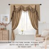 ELKCA Thick Chenille Window Curtains Valance for Living Room Coffee