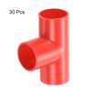 QUARKZMAN PVC Pipe Connector T Shaped Coupling Connector Pipe Red