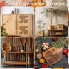 PRESSINART Acrylic Router Templates 7.87 x 7.87 Inch Heart Acrylic
