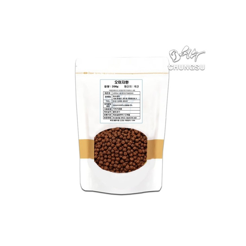 Domestic Schisandra chinensis 200g / 국산 오미자환 200g