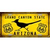 Smart Blonde Arizona Grand Canyon with Route 66 Metal License Plate