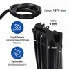 VIOKS Dishwasher Door Seal 1.87 m Replacement for Bosch Siеmens