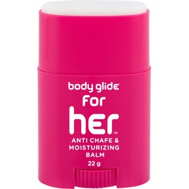For Her 22g - Body Glide For Her Anti Chafe Balm | Chafing stick with added emollients | Great for dry, sensitive skin and/or sensitive areas | Use on chest, bra, butt, groin, arm, and thigh chafing