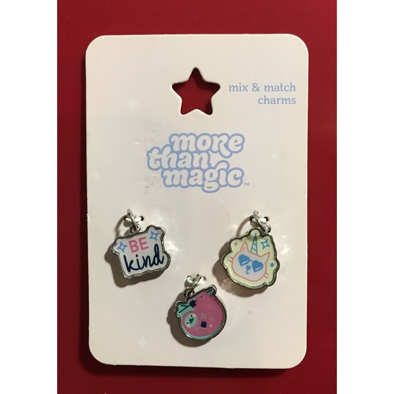 More Than Magic Girls' 3pk Mix & Match Charm Set