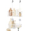 SWTYMIKI Shower Caddy Hanging Organizer - Over the Door Shower