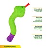 KITTY KA-ZOOM ZOOMIE Snake Kicker - Refillable Catnip Toy +