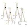EDOBLUE 4Pieces Set Disposable Piercing Clamps Set Professional Septum Clamps