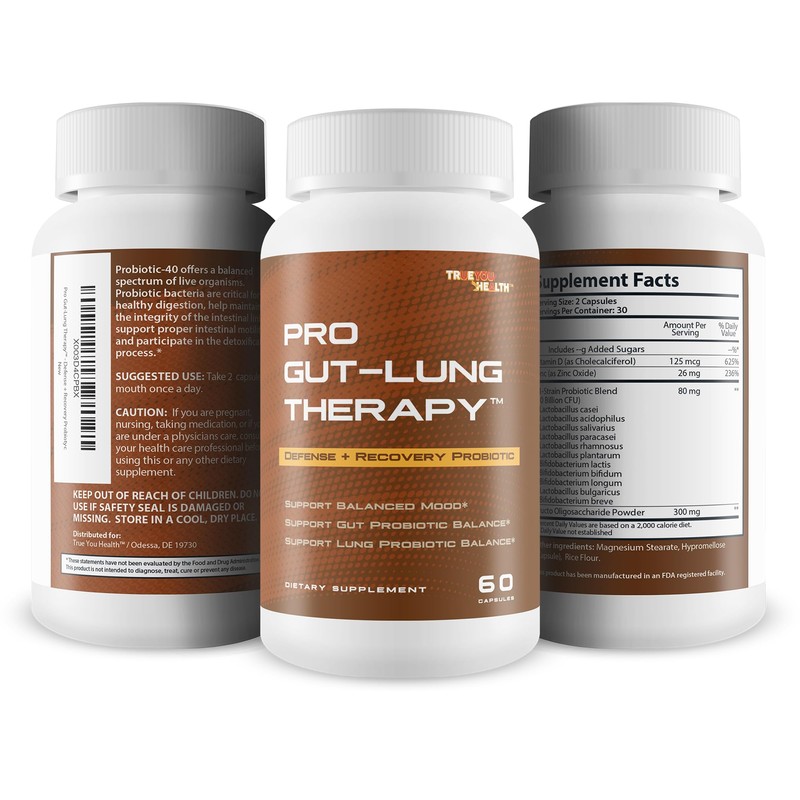 Pro Gut-Lung Therapy - Probiotic Mood Support - Defense +