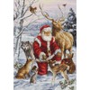 Luca-S Counted Cross Stitch kit Gold Collection The Forest Friends,