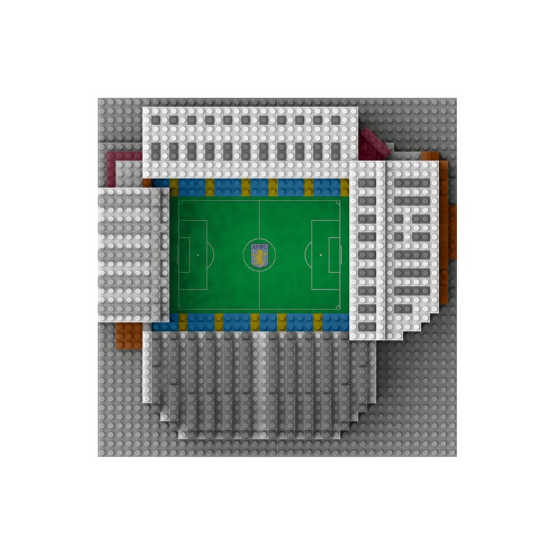 FOCO Officially Licenced Mini BRXLZ Stadium Toy Model… (Aston Villa