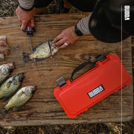 BUBBA 8" E-Stiff Freshwater, Ti-Nitride S.S. Coated Non-Stick Blade Compatible with the Electric Fillet Knife Kit Designed Specifically for Freshwater Fishing
