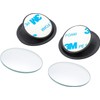 JMCo Blind Spot Mirrors for Cars, Glass Rotatable Waterproof Frameless