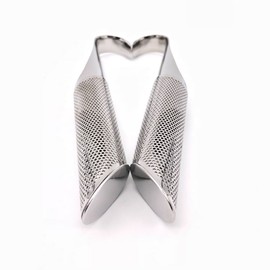 BITEYI Tea Infuser Stainless Steel Stick Pipe Steeper Tea Strainer Tea Extra Fine Mesh Filter with Hook for Loose Leaf Teas (Set of 2)