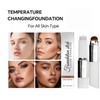 2-In-1 Concealer Cream Stick&Foundation,Colour Changing Foundation Stick for Mature Skin,Hydrating