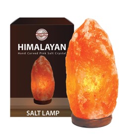 UNITY SALT Himalayan Salt Lamp - Warm, Soothing Glow for Calming Ambiance, Perfect as Night Calming Lamp, Includes 2 Bulbs | Salt Lamp Night Light (6-7 lbs)