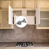 4 Pieces Face Frame Inset Cabinet Hinge, Clip On Plate,