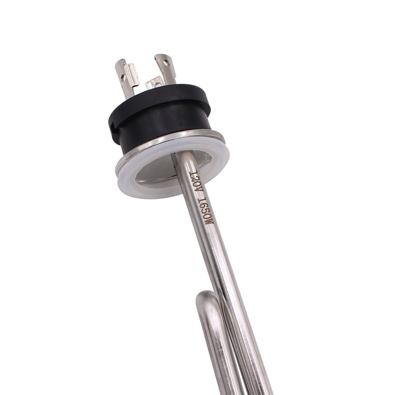 DERNORD 120V 1650W Tri-clamp Foldback Heating Element Stainless Steel Immersion