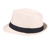 Unisex Fedora Hat Trilby Cuban Sun Protection Short Brim (US,