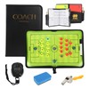 LUFEIS Football Tactical Board, Trainer Folder, Portable Trainer Folder with