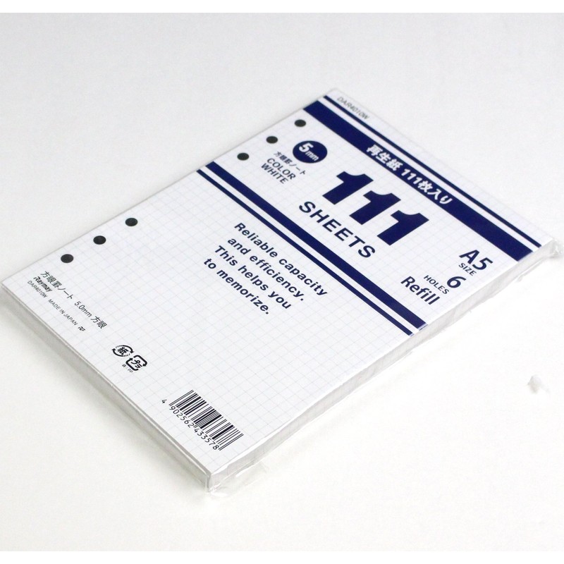 Raymay Fujii Personal Organizer Refill, Value Notebook, Graph Rule, A5
