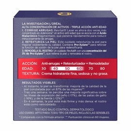 L'Oréal Paris Crema de Día Revitalift Láser X3, 50ml