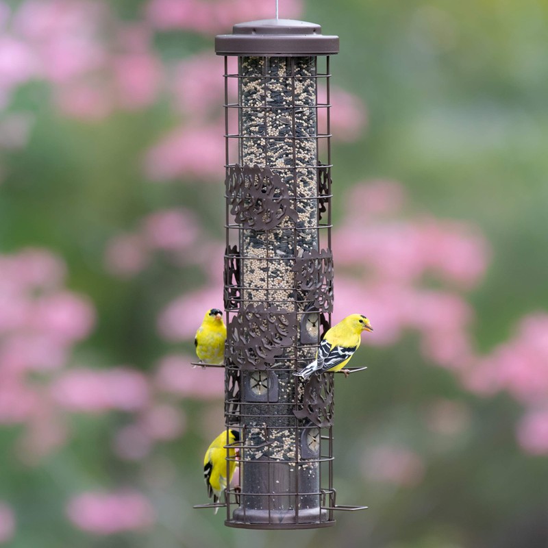 Perky-Pet SBG101 Squirrel Off Max Pinecone Bird Feeder with Flexports