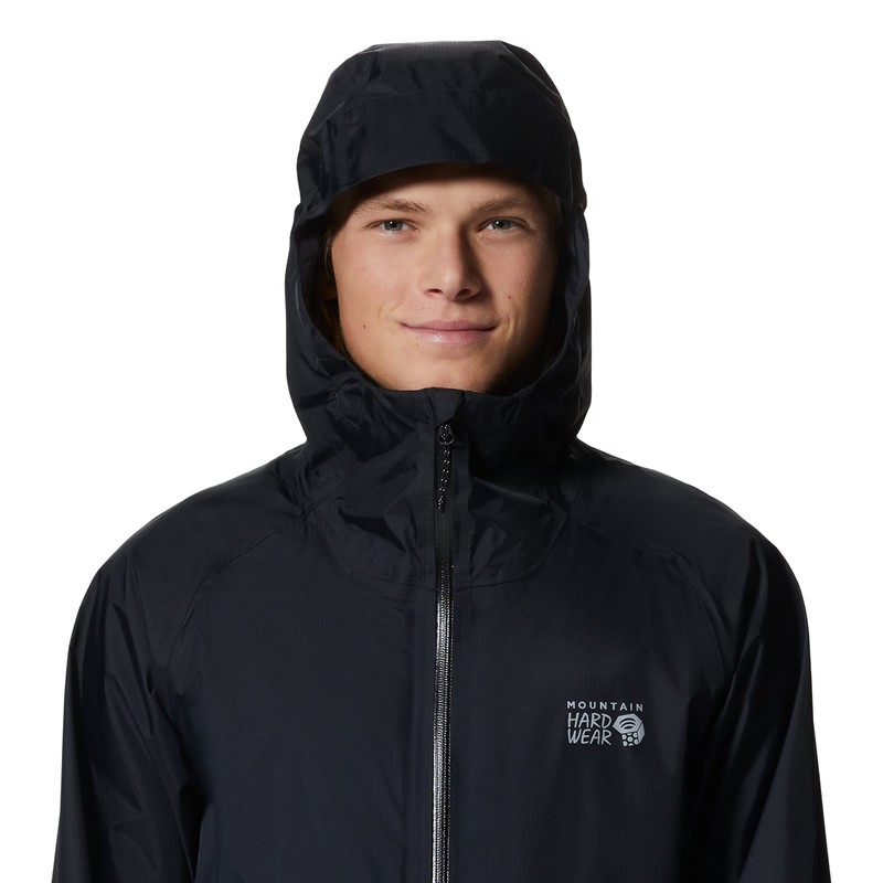 Mountain Hardwear Men's Threshold Jacket, Black, X-Large