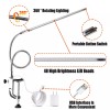 Brokimis Desk Light with Clamp, USB LED 8W Clip Nail