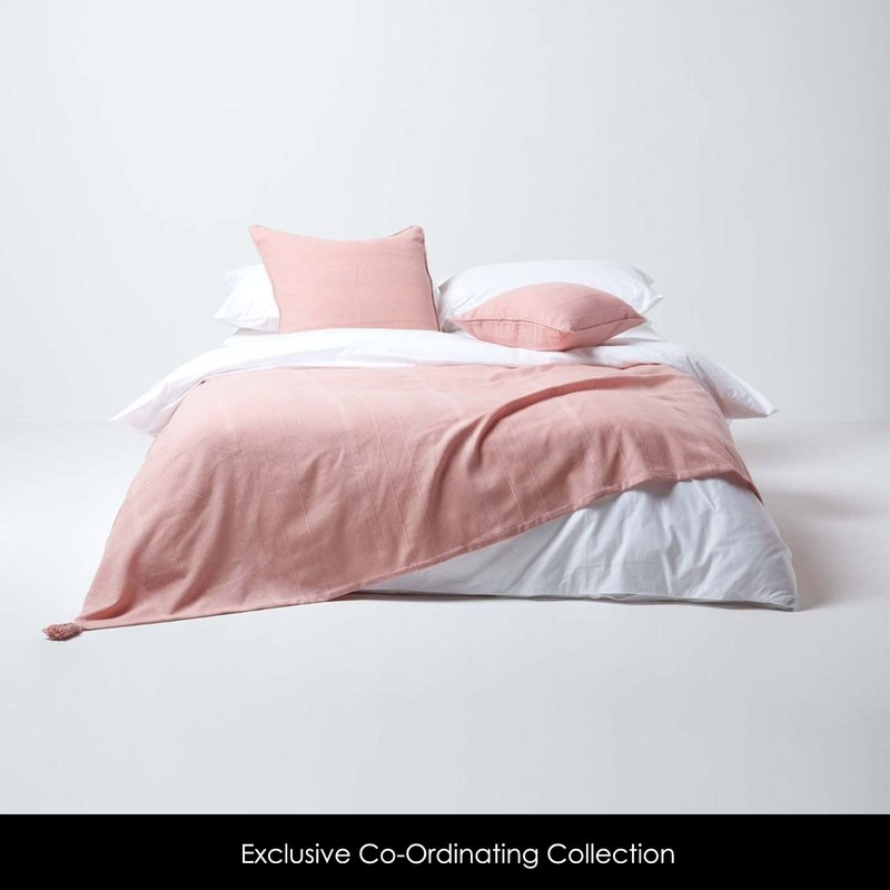 Homescapes Rajput Cushion Cover Pink Decorative Cushion Cover 45 x