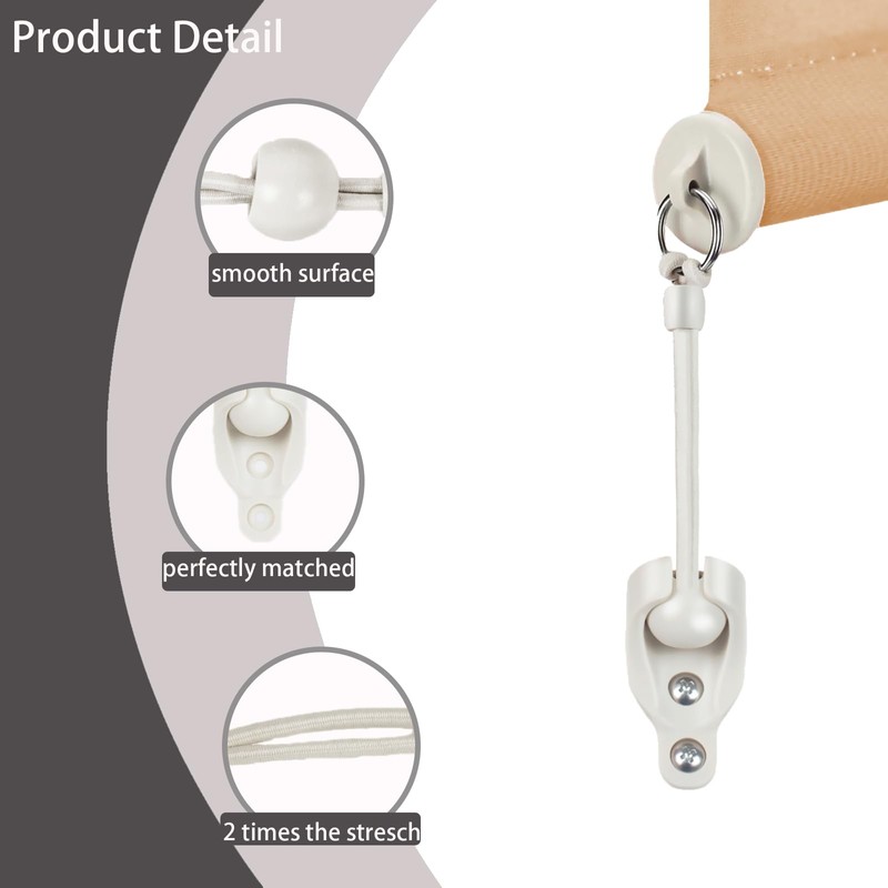 Sunshade Shade Hardware Bungee kit and End Cap Coolaroo Replacement