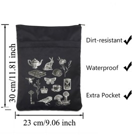 Dark Academia Bookworm Book Sleeve Romance Reader Gift Literary Book Lover Gift Light Academia Butterfly Gift (Light Academia -b)