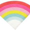 C.R. Gibson TW4-24076 Rainbow Disposable Paper Cocktail Napkins for Birthday