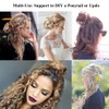 Long Hair Bun Scrunchy Scrunchie Up Do Hairpiece Curly Messy