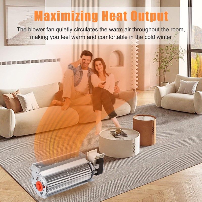 Criditpid GZ550 GZ552 EP62-1 Replacement Fireplace Blower Fan for Continental,