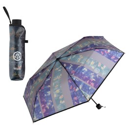 [2025] Wpc. [Vinyl Umbrella] Art Aquarium x Wpc. Umbrella Mini Black Folding Umbrella Rain Umbrella, Lightweight, Commuting to Work or School Travel, Stylish, Cute, Women's, Shiny, Goldfish, Aquarium,
