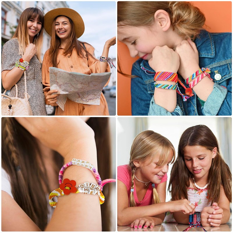 Arts and Crafts for Kids Ages 8-12,Friendship Bracelet Making Kit