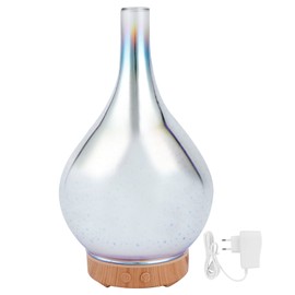 100ml Glass Essential Oil Aroma Diffuser Colorful Light Ultrasonic Humidifier