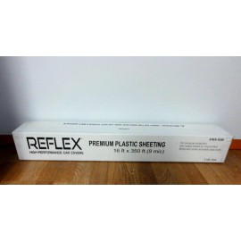 REFLEX Premium Plastic Masking Sheeting for Auto Body Paint 16 ft x 350 ft