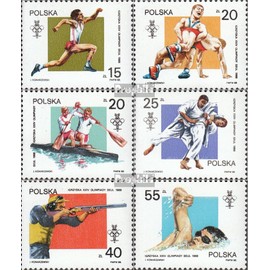 Prophila Collection Polen 3149-3154 (kompl.Ausg.) postfrisch ** MNH 1988 Olympische Sommerspiele (Briefmarken für Sammler) Kampfsport (Boxen/Fechten/Ringen/Karate …)
