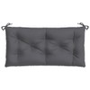 SKM Garden Bench Cushion Anthracite Oxford Fabric (100% Polyester),Anthracite (Weight