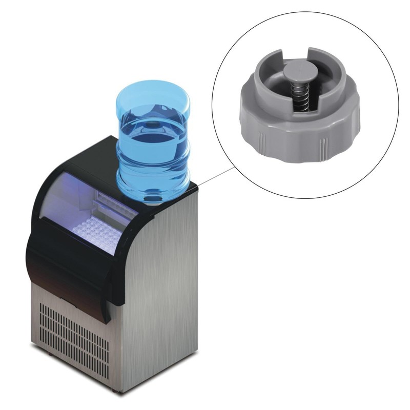 Colcolo Ice Maker Water Tank Cap Valve Assembly Avoild Leakage
