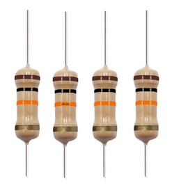 California JOS 10K Ohm 40 Pack Carbon Film Single Fixed Resistor 1/2 W (0.5 Watts) 5% Tolerance, (10K R, 10K ohm, 10K Ω) Resistor