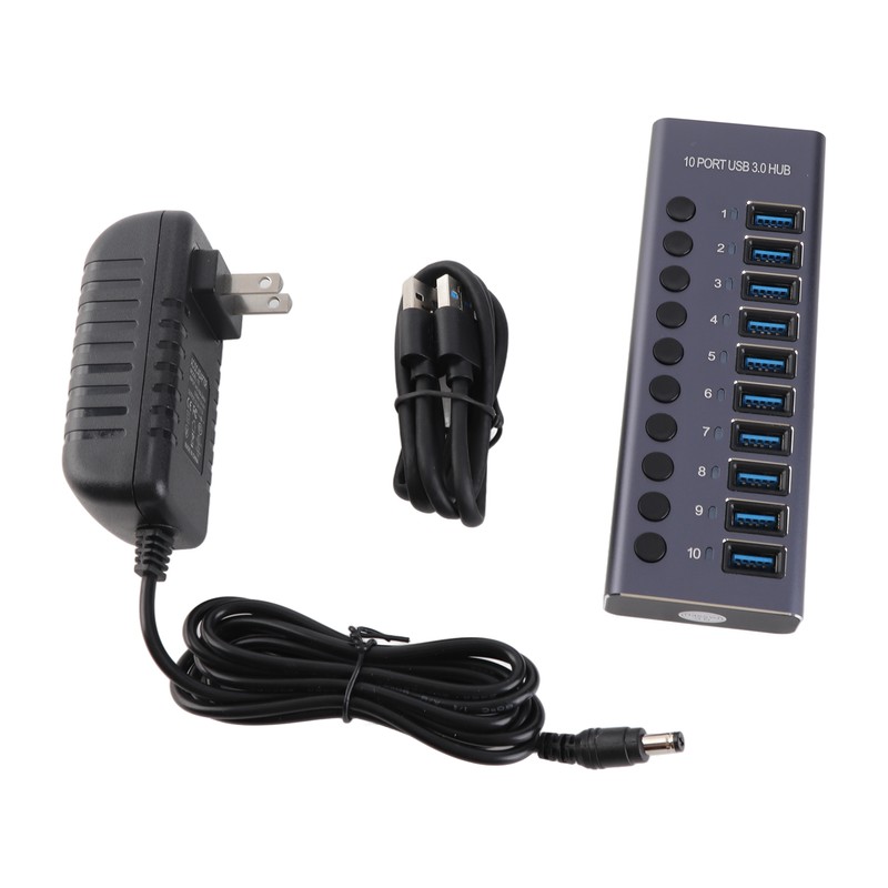 985A 10 Port USB 3.0 Hub USB Splitter Hub USB