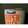 Gulf FULL, Good! 1960s-70s era GULF SUPER DUTY MOTOR OIL