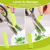 Stainless Steel Kitchen Scissors, 5 Blades, Spice Scissors, Chives Scissors,